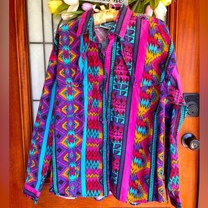Vintage southwest canyon cowboy shirt